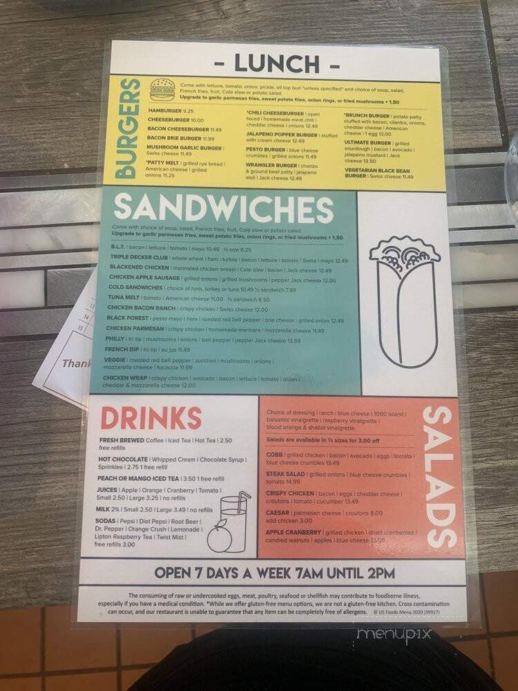 Mandy's Breakfast House - Sonora, CA menu_pic