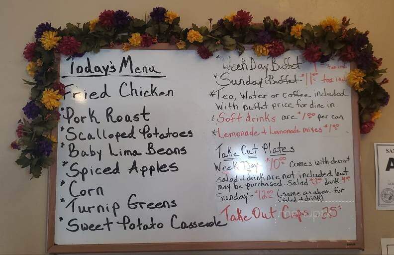 Seaboard Station Restaurant - Hamlet, NC menu_pic
