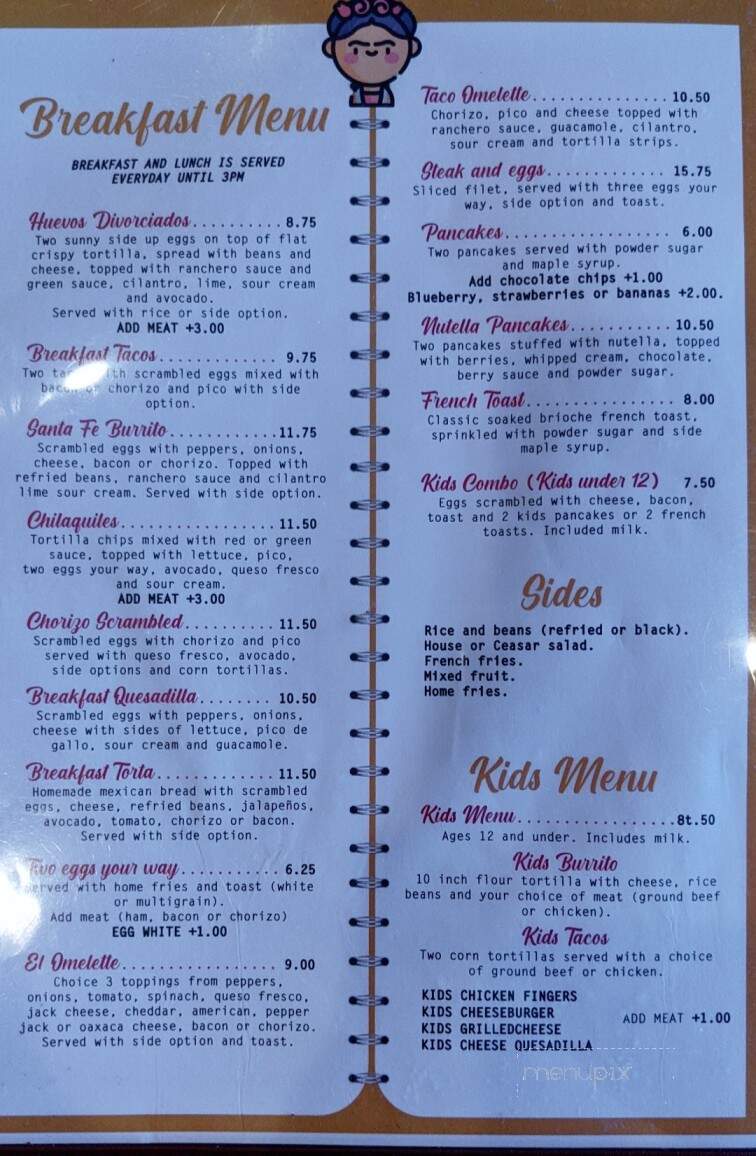 Las Fridas Mexican Kitchen - Maple Glen, PA menu_pic