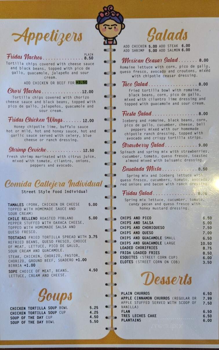 Las Fridas Mexican Kitchen - Maple Glen, PA menu_pic