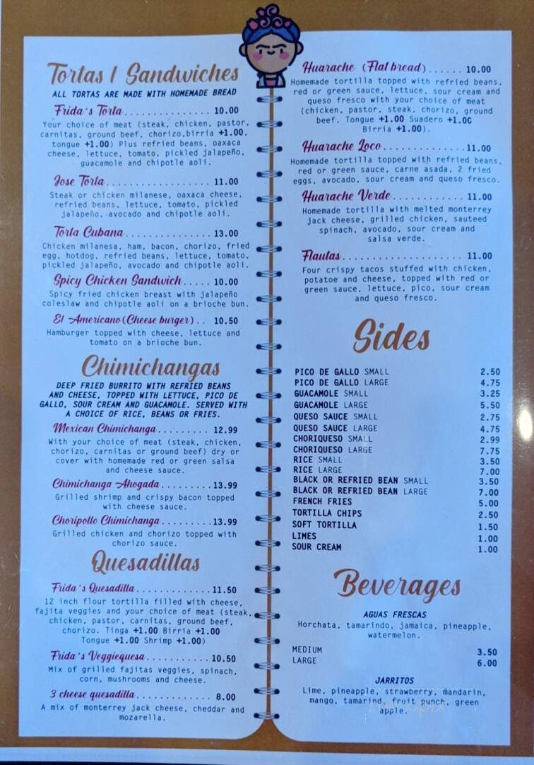 Las Fridas Mexican Kitchen - Maple Glen, PA menu_pic
