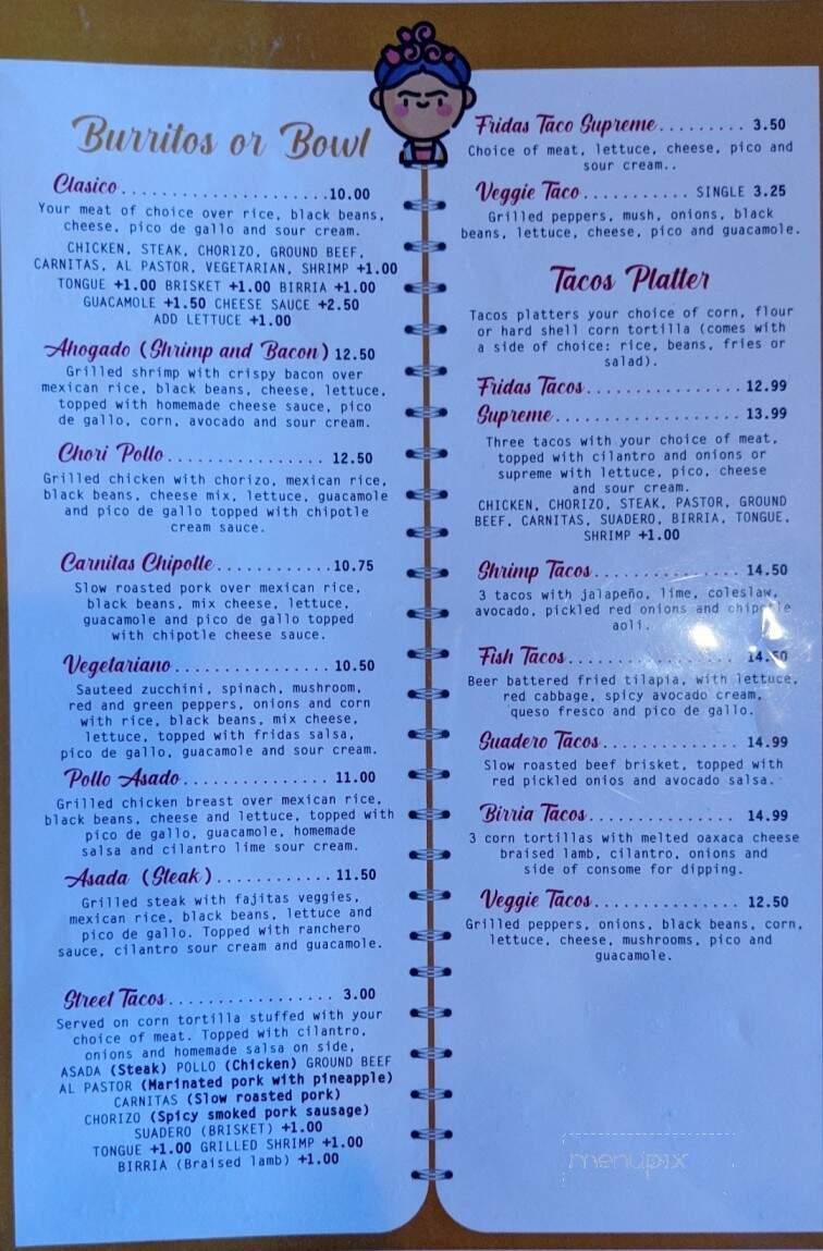 Las Fridas Mexican Kitchen - Maple Glen, PA menu_pic