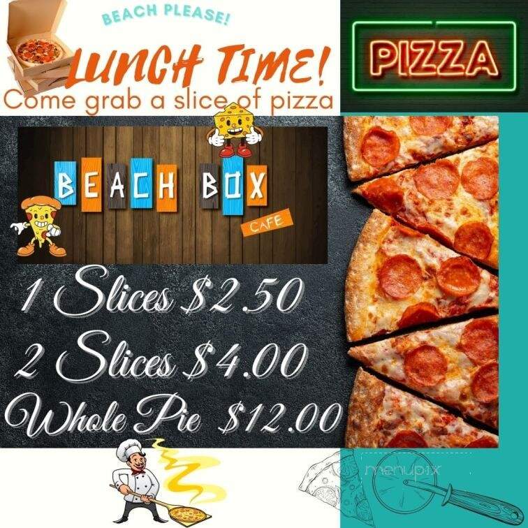 Beach Box Cafe - Naples, FL menu_pic