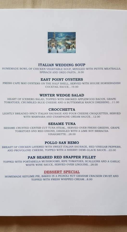 Cafe Navona - Rockaway, NJ menu_pic