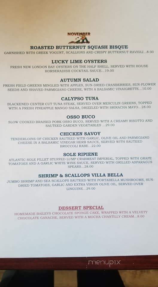 Cafe Navona - Rockaway, NJ menu_pic