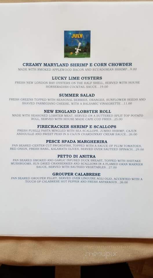 Cafe Navona - Rockaway, NJ menu_pic