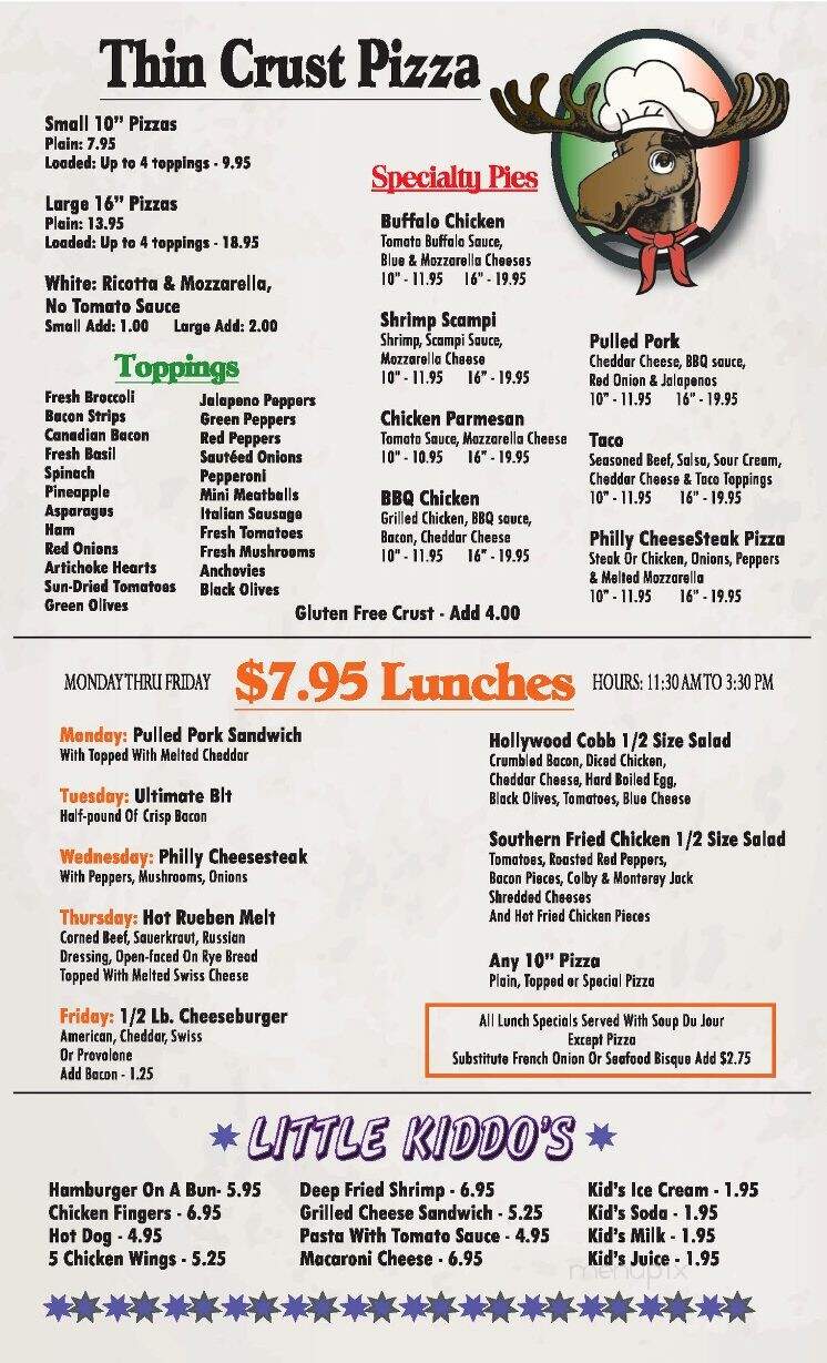 Calloway's Restaurant & Bar - West Creek, NJ menu_pic