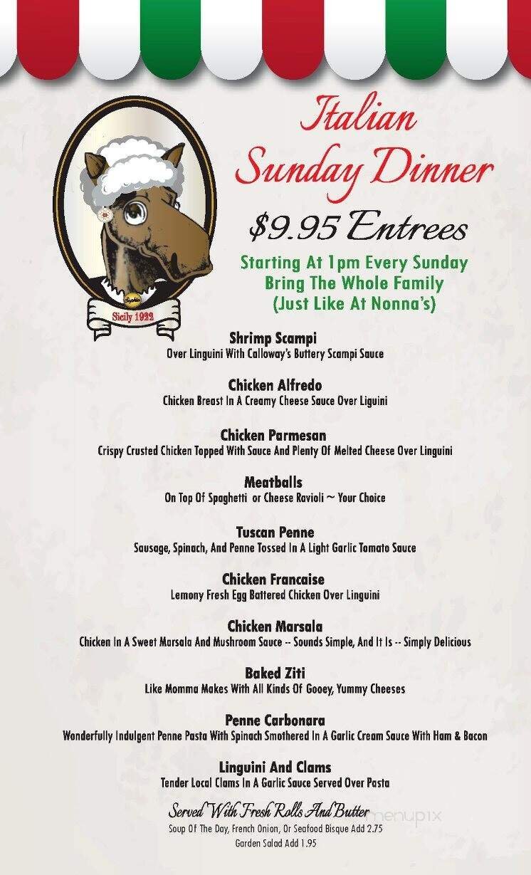 Calloway's Restaurant & Bar - West Creek, NJ menu_pic