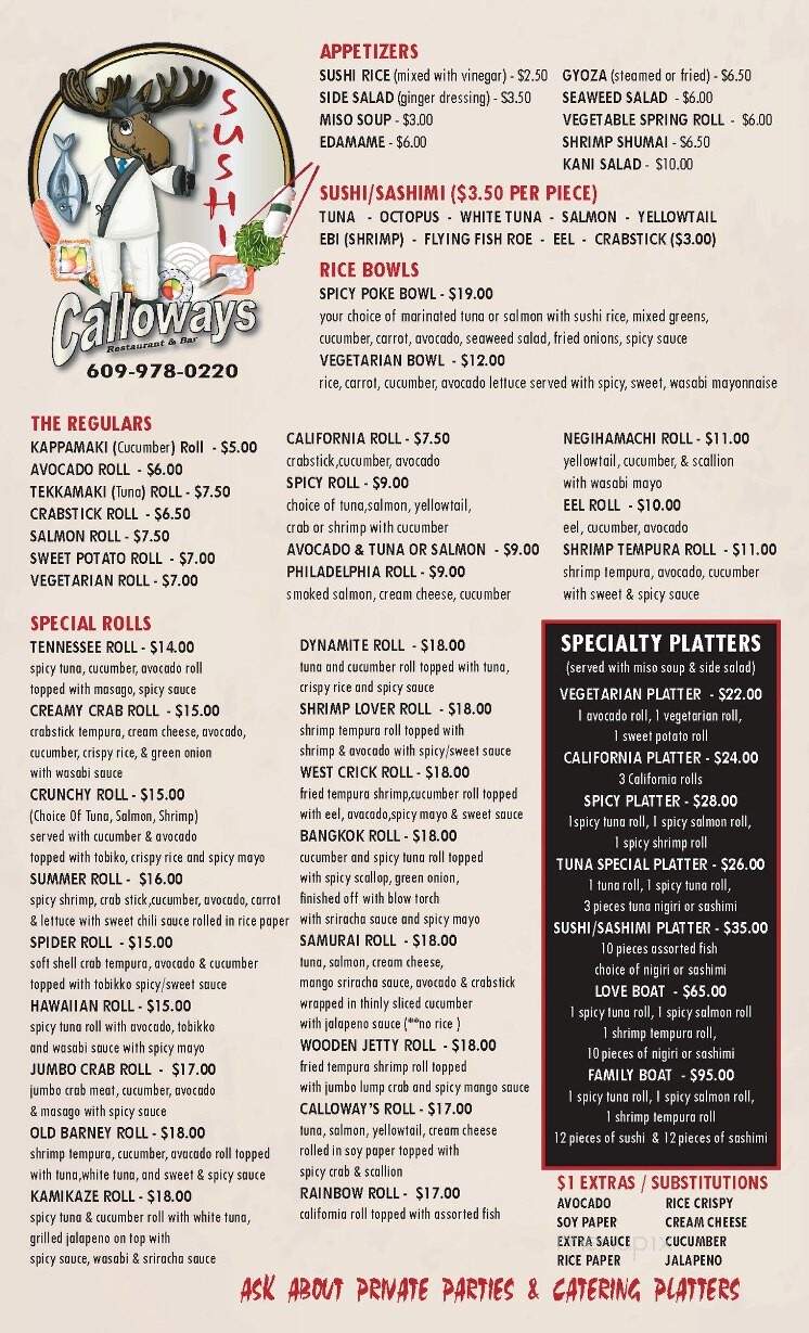 Calloway's Restaurant & Bar - West Creek, NJ