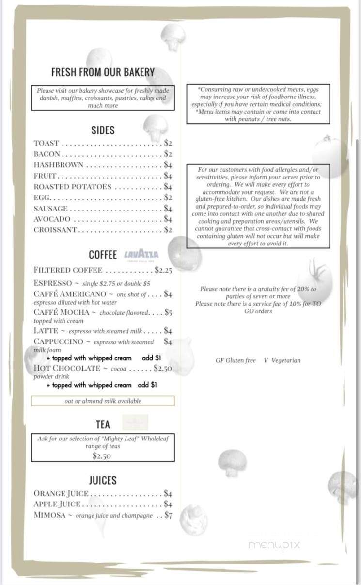 City Cafe & Bakery - Fayetteville, GA menu_pic
