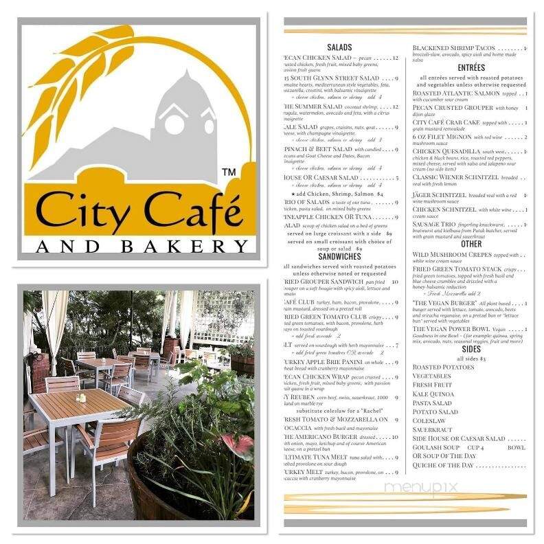 City Cafe & Bakery - Fayetteville, GA menu_pic