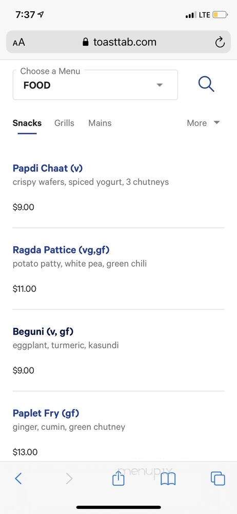 Dhamaka - New York, NY menu_pic