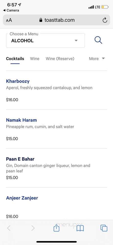 Dhamaka - New York, NY menu_pic