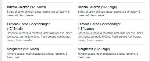 Freddy's Pizza & Grinders - Cromwell, CT menu_pic