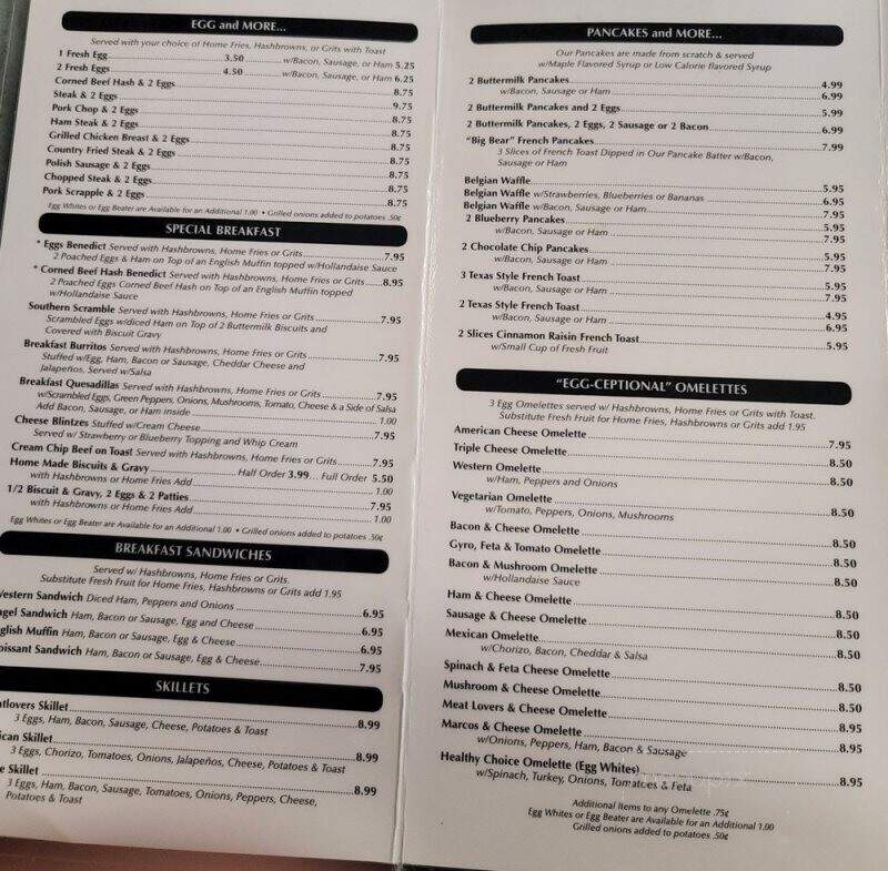 Golden Bear - Largo, FL menu_pic