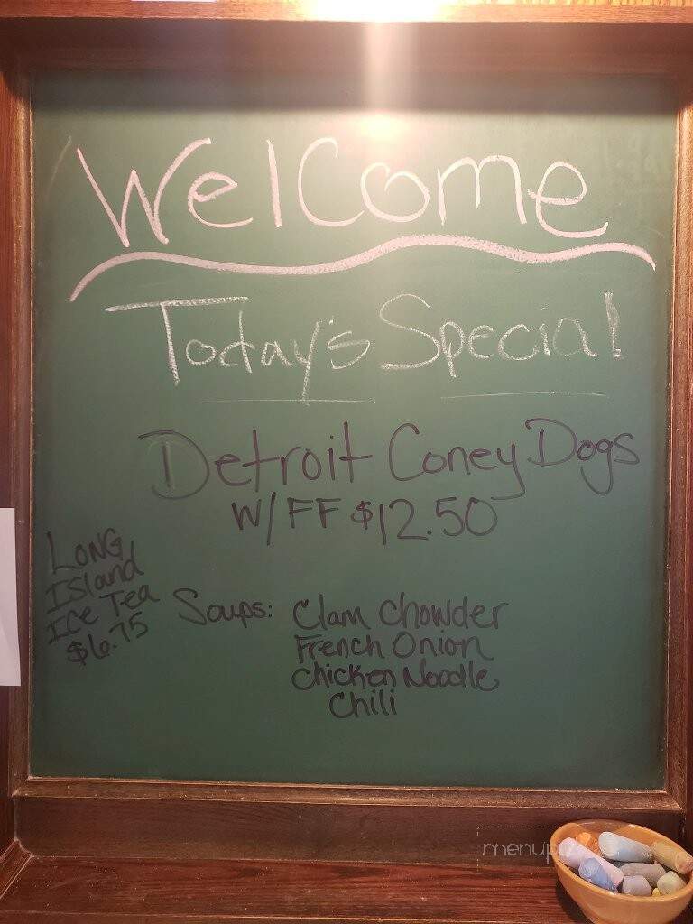 Jonathon B Pub - Traverse City, MI menu_pic