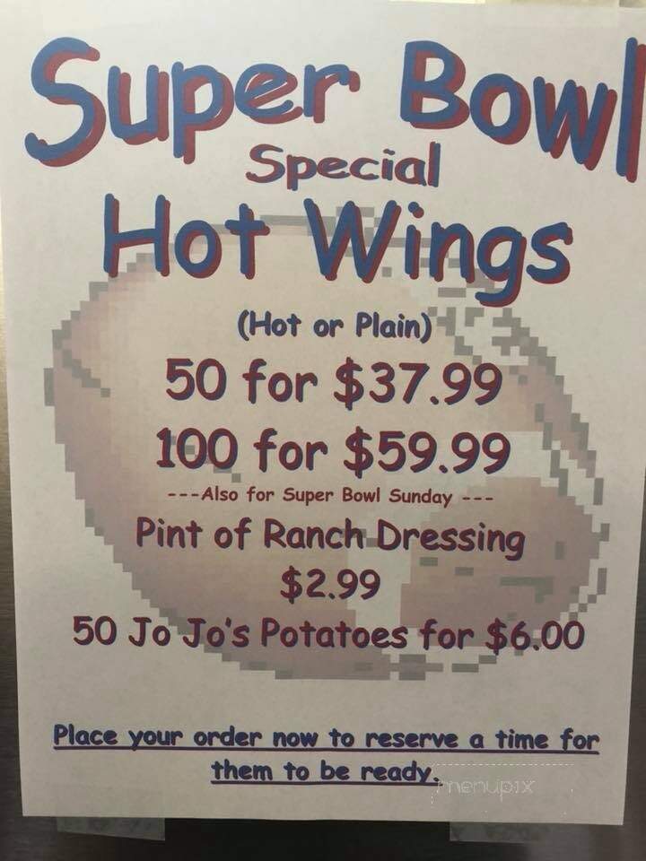 J's Restaurant - Liberty, IN menu_pic