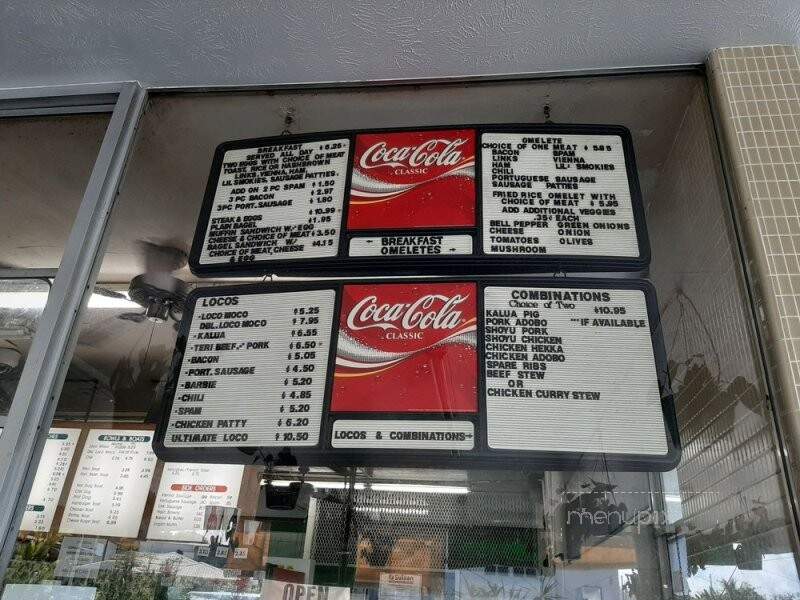 K's Drive In - Hilo, HI menu_pic