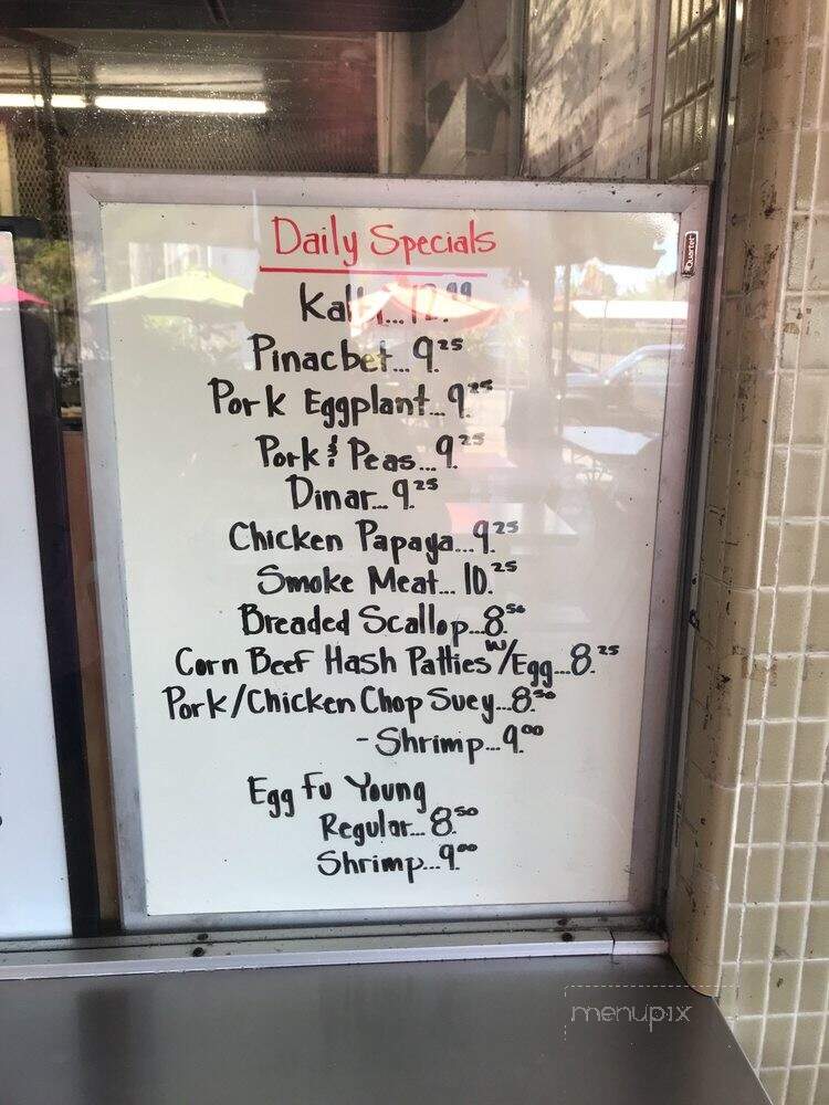 K's Drive In - Hilo, HI menu_pic