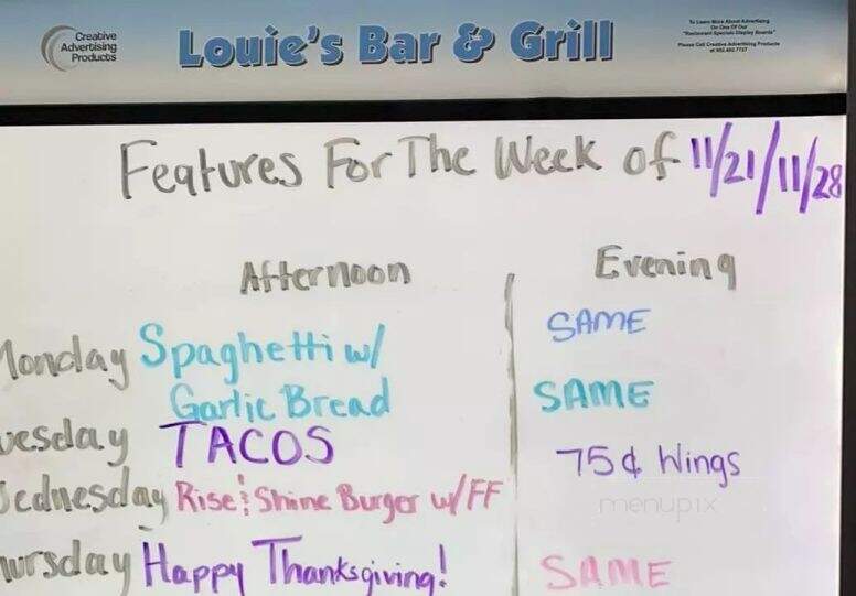 Louie's Bar & Grill - Syracuse, IN