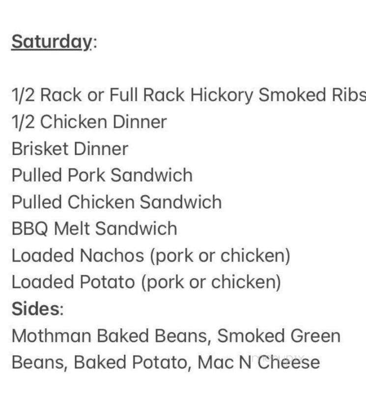 Merry Family Winery - Bidwell, OH menu_pic