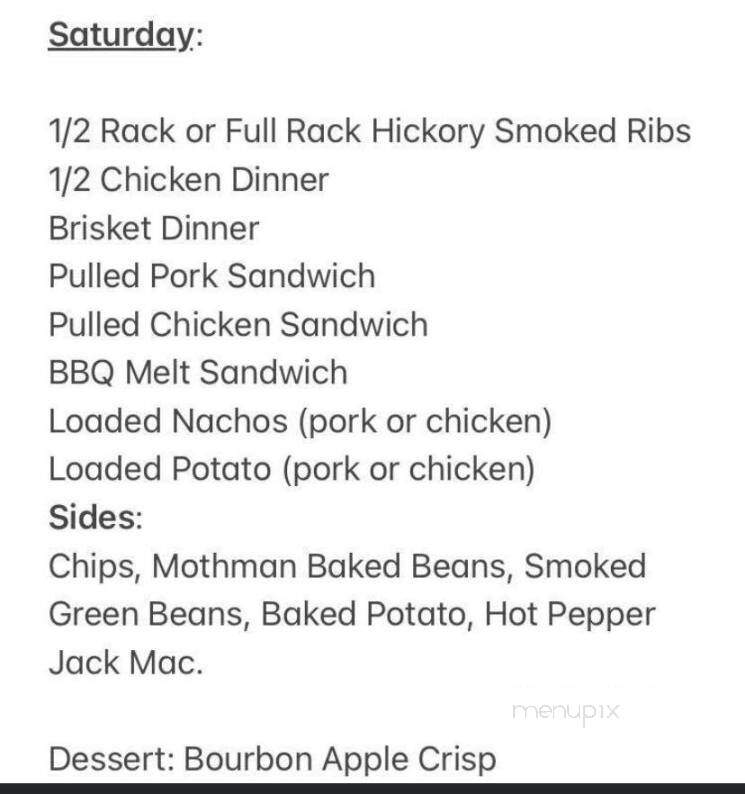 Merry Family Winery - Bidwell, OH menu_pic