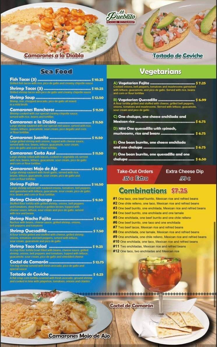 Mi Pueblito Mexican Restaurant - Hot Springs, AR menu_pic
