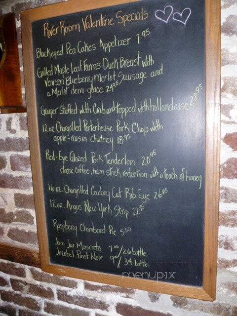 River Room Restaurant - Georgetown, SC menu_pic