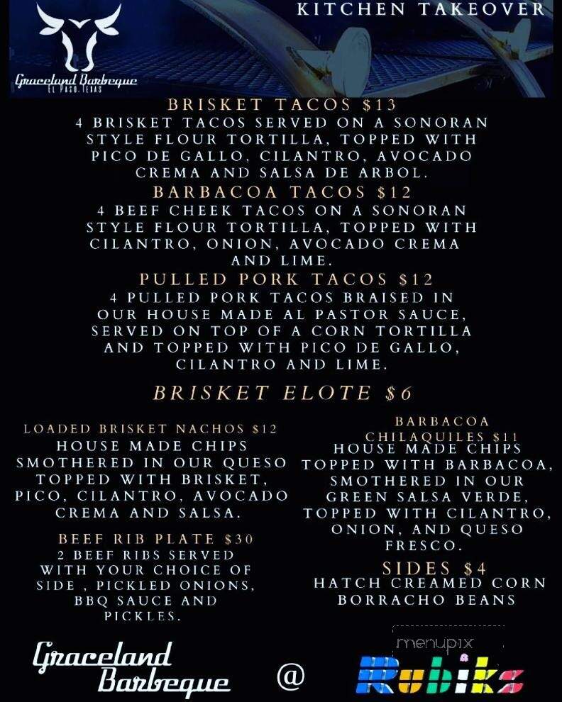 Rubiks Arcade Bar - El Paso, TX menu_pic