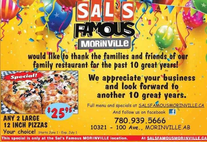 Sal's Famous Pizza & Donairs - Morinville, AB