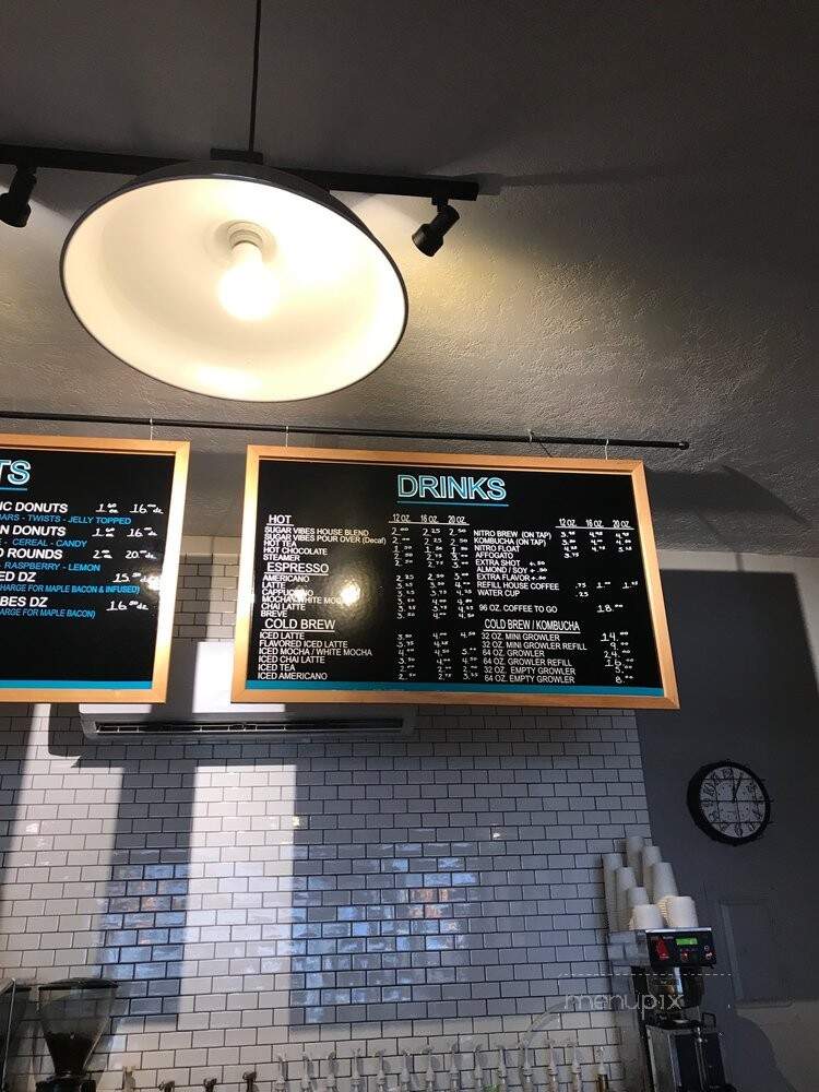 Sugar Vibes - Lebanon, OR menu_pic