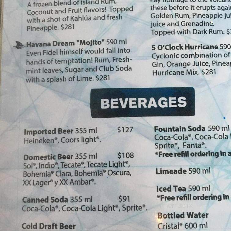 Tackle Box Tavern - Atlantic Beach, NC menu_pic