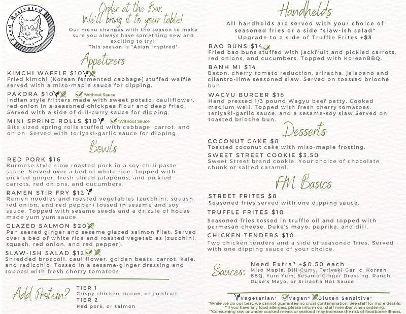Tantrick Brewing - Allegan, MI menu_pic