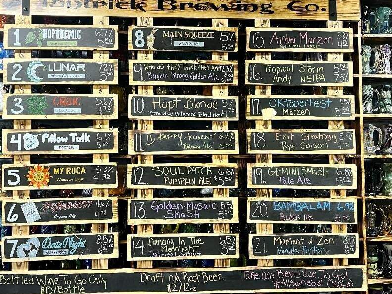 Tantrick Brewing - Allegan, MI menu_pic