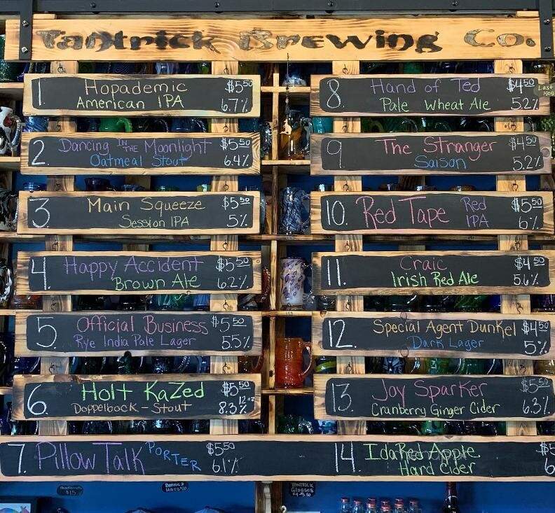 Tantrick Brewing - Allegan, MI menu_pic