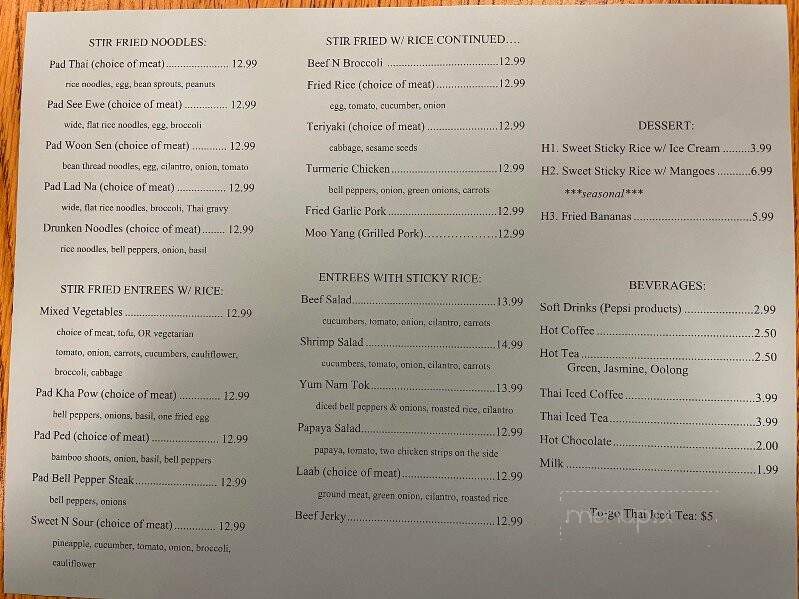Thai Jasmine - Syracuse, UT menu_pic