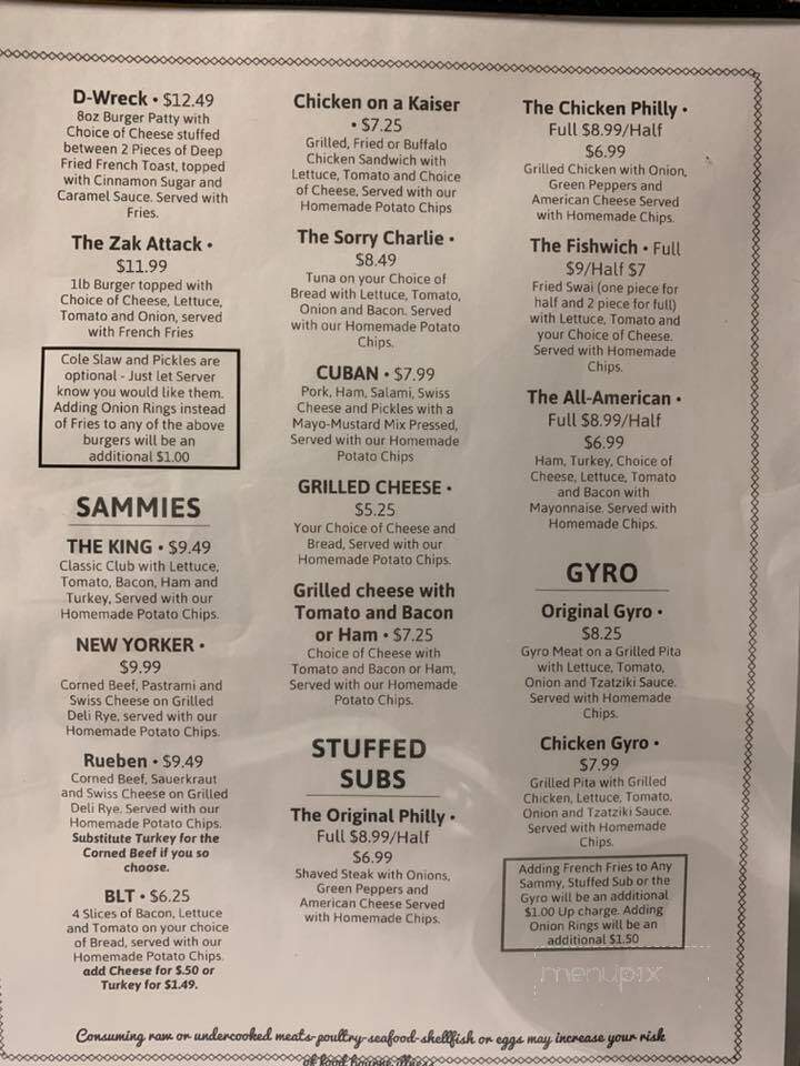 The New York Diner - Valrico, FL menu_pic
