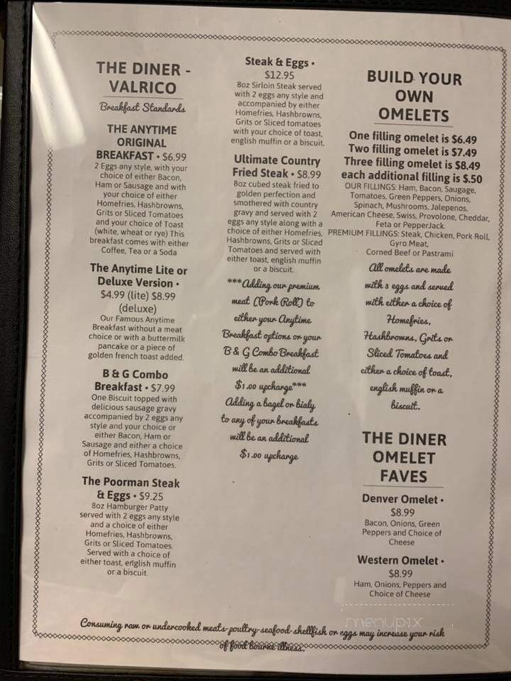 The New York Diner - Valrico, FL menu_pic