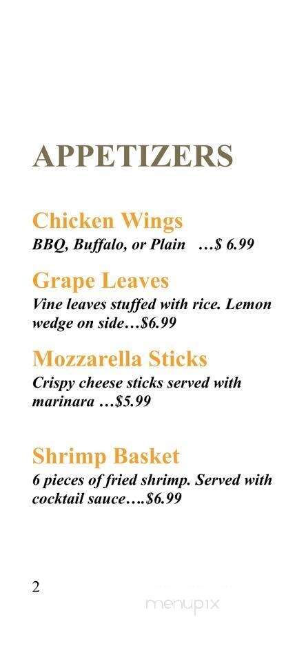 The New York Diner - Valrico, FL menu_pic