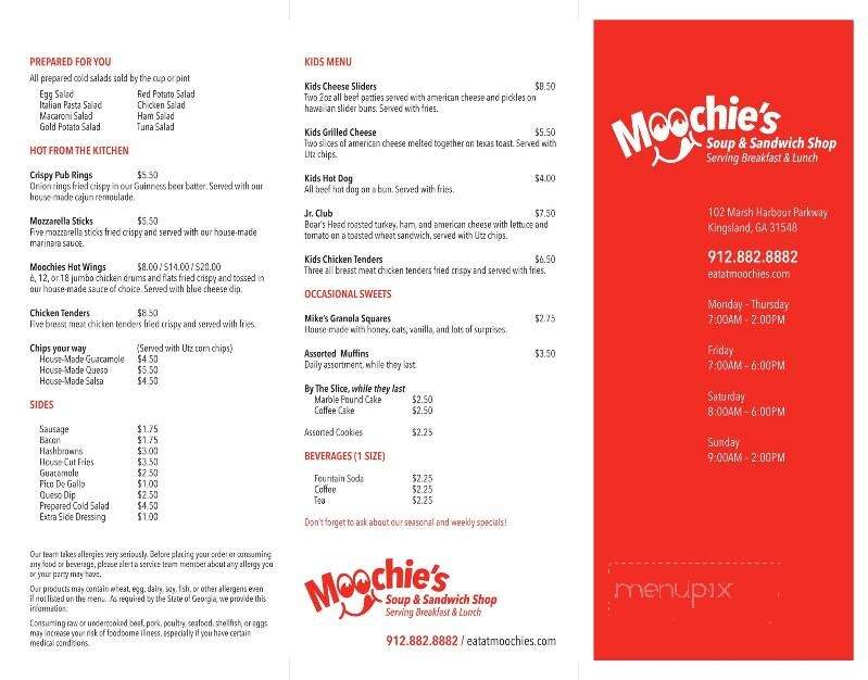 Moochie's Soup & Sandwich Shop - Kingsland, GA