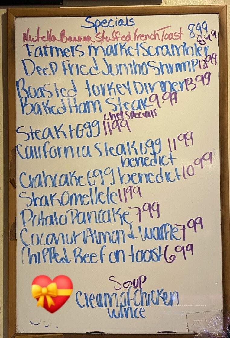 Grandma Sally's - New Port Richey, FL menu_pic
