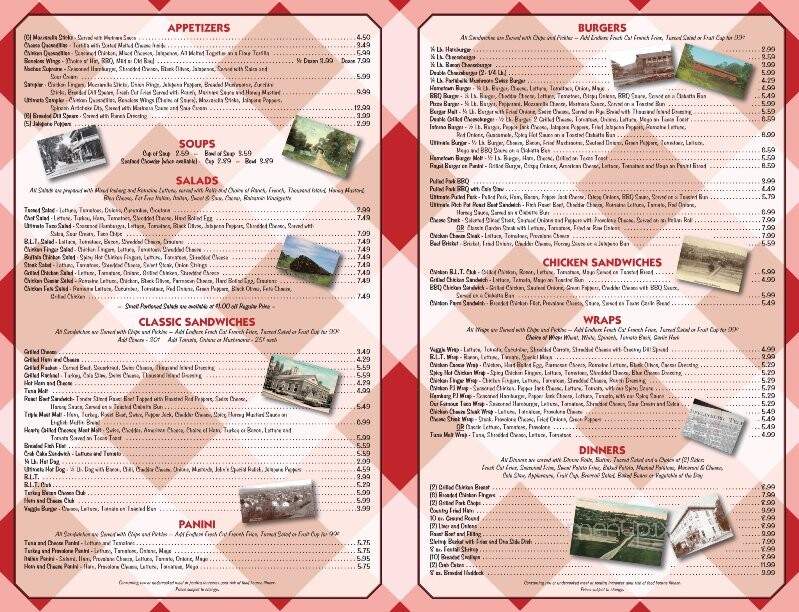 Hometown Eatery - Mifflinburg, PA menu_pic