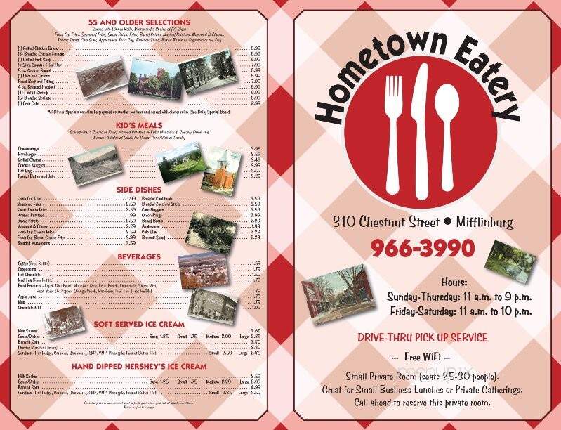 Hometown Eatery - Mifflinburg, PA