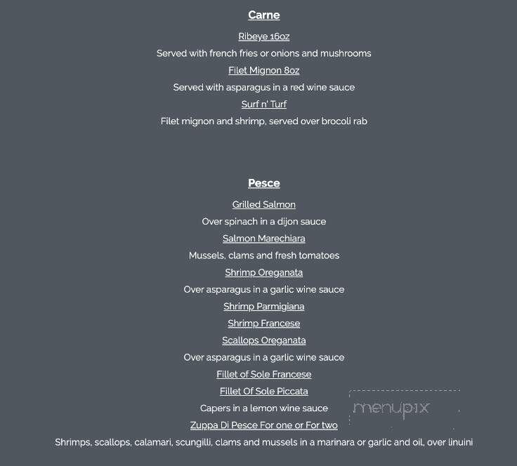 Oscar's 2 Restaurant & Bar - Somers, NY menu_pic