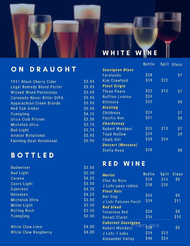 The Garden State Grill - Lillington, NC menu_pic