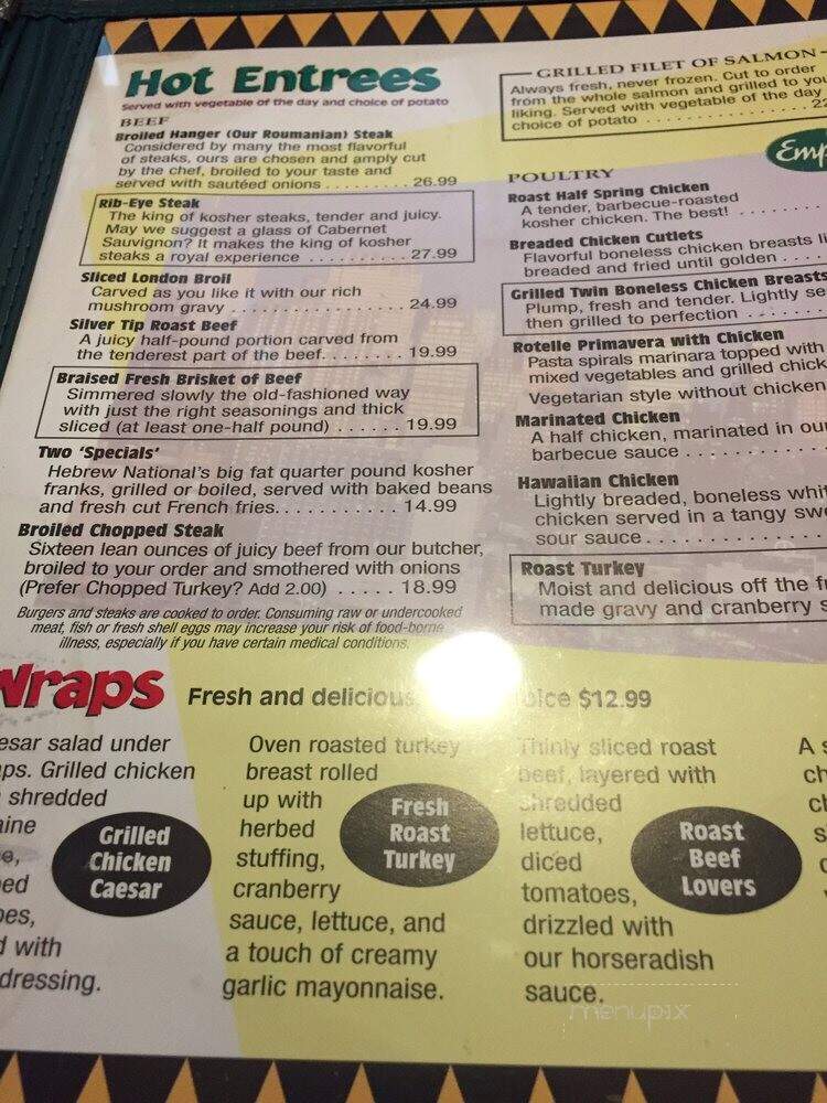 Ben's Kosher Delicatessen - Boca Raton, FL menu_pic