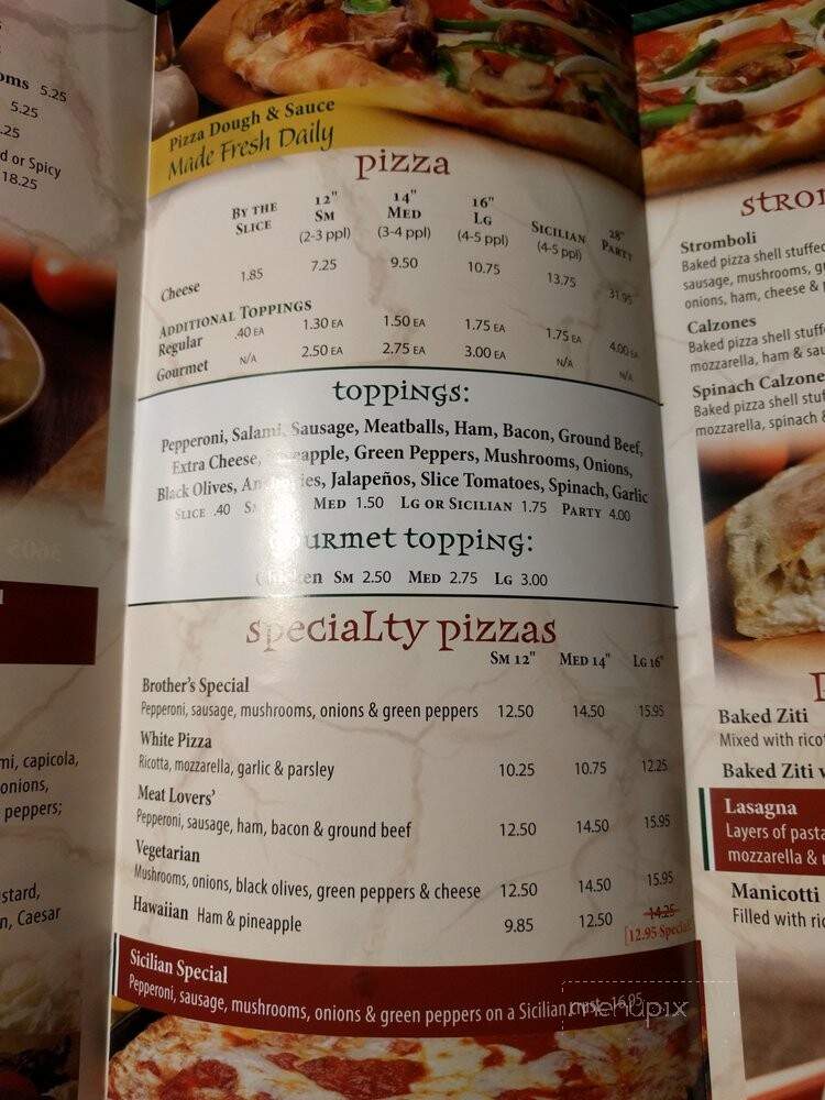 Brother's Pizza - Fredericksburg, VA