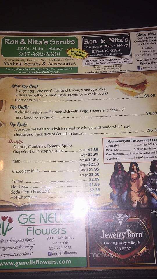 Buffalo Jack's - Covington, OH menu_pic