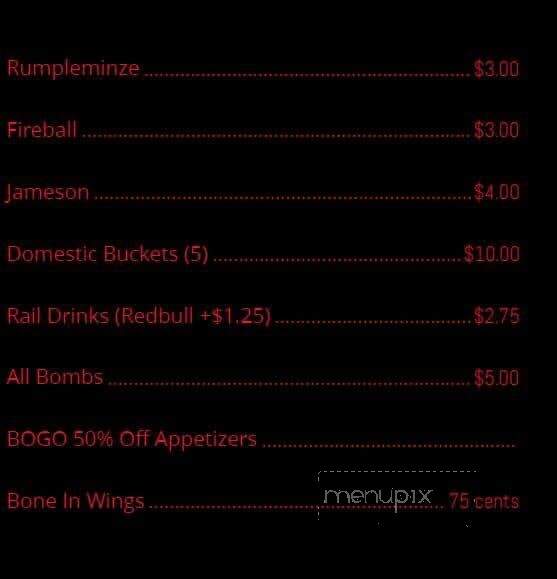 Classic's Restaurant Lounge - Morgantown, WV menu_pic