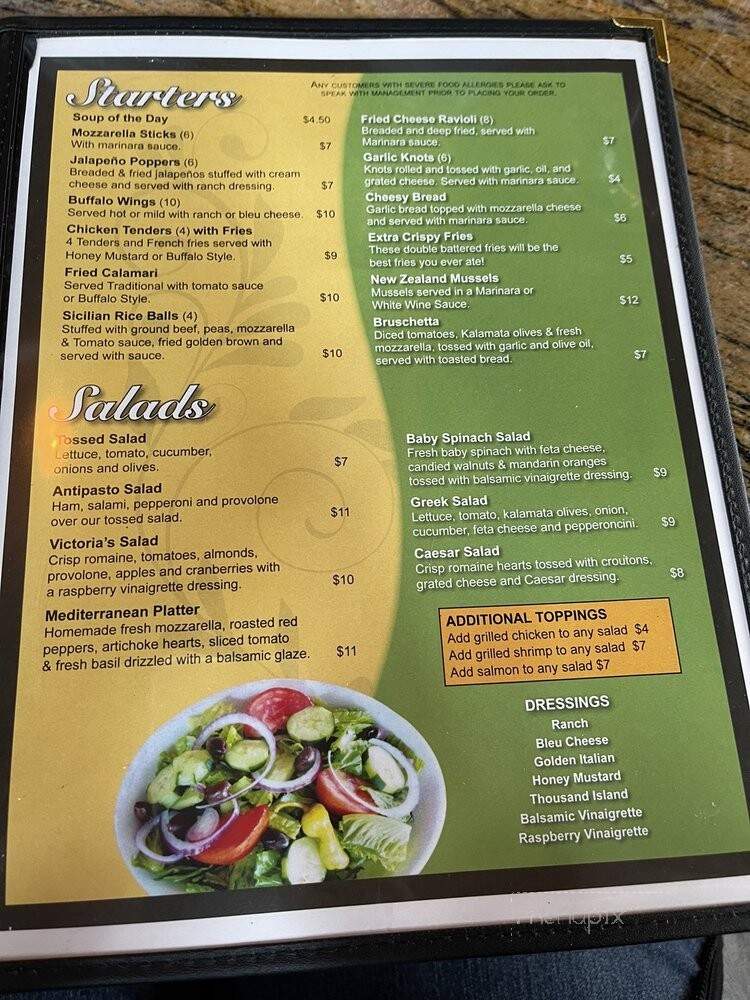 Ferraro's menu on sale